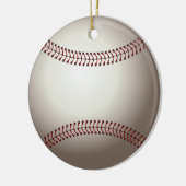 Ornement de Noël de base-ball (Gauche)