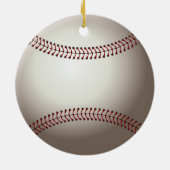 Ornement de Noël de base-ball (Dos)