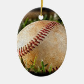 Ornement de Noël de baseball (Devant)