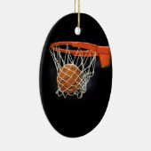 Ornement de Noël de basket-ball (Droite)