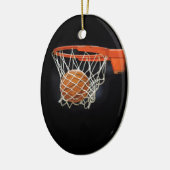 Ornement de Noël de basket-ball (Gauche)