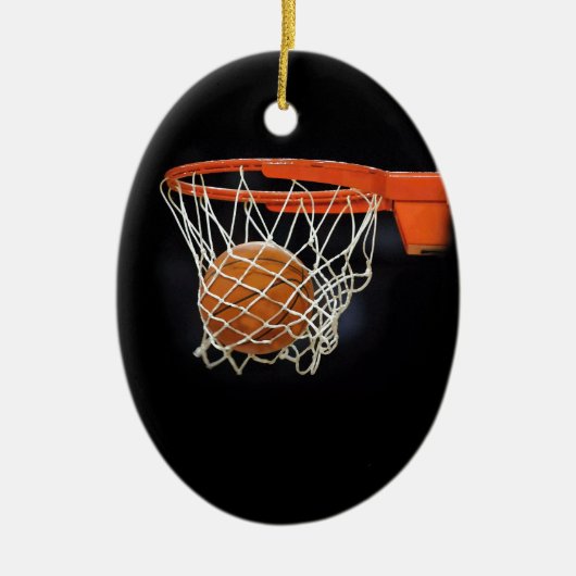 Ornement de Noël de basket-ball (Devant)