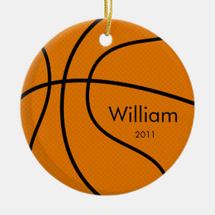 Ornement de Noël de basket-ball
