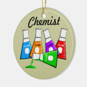 Ornement de Noël de Beekers de chimiste (Gauche)