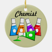 Ornement de Noël de Beekers de chimiste (Dos)