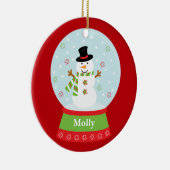 Ornement de Noël de bonhomme de neige (Droite)