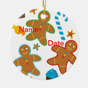 Ornement de Noël de bonhommes en pain d'épice