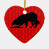 Ornement de Noël de border collie (Devant)