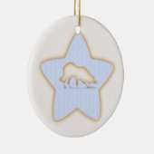 Ornement de Noël de border collie (Droite)