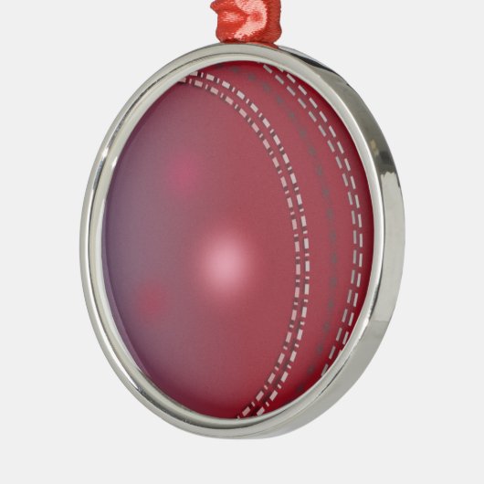 ornement de Noël de boule de cricket (Gauche)