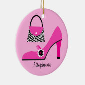 Ornement de Noël de bourse et de chaussure (Droite)