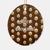 Ornement de Noël de boutons d'arrêt d'organe de (Gauche)