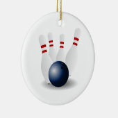 Ornement de Noël de bowling (Droite)