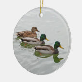 Ornement de Noël de canards de Mallard (Gauche)