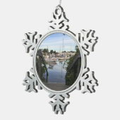 Ornement de Noël de Cape Cod -- Port de Falmouth (Vue impression)