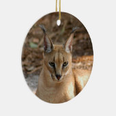 Ornement de Noël de Caracal Lynx (Droite)