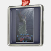 Ornement de Noël de carré de prime de couverture (Gauche)