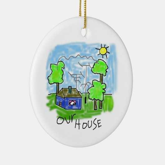 Ornement de Noël de Chambre de radio-amateur (Droite)