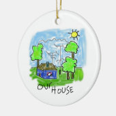 Ornement de Noël de Chambre de radio-amateur (Gauche)