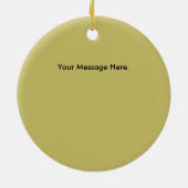 Ornement de Noël de chasse de cerfs communs (Dos)