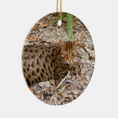 Ornement de Noël de chat du Bengale (Droite)