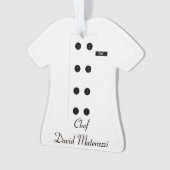 Ornement de Noël de chef (devant)