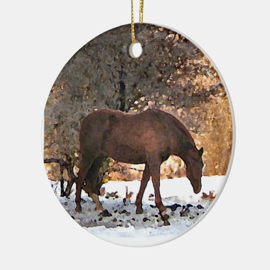 Ornement de Noël de cheval (Gauche)