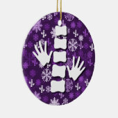 Ornement de Noël de chiropractie (Droite)