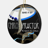 ORNEMENT DE NOËL DE CHIROPRAKTEUR DES OS R USA (Gauche)