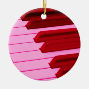 Ornement de Noël de clés de piano ou d'organe