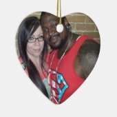 Ornement de Noël de coeur (Droite)