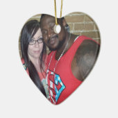 Ornement de Noël de coeur (Gauche)