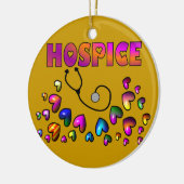 Ornement de Noël de COEURS d'HOSPICE (Gauche)