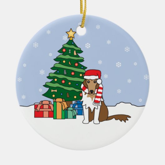 Ornement de Noël de colley (Devant)