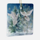 Ornement de Noël de colombes (Droite)