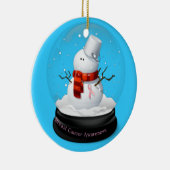 Ornement de Noël de conscience de cancer du sein (Droite)