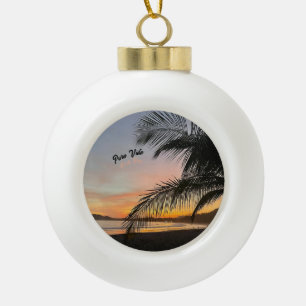 Ornement de Noël de Costa Rica "Pura Vida"