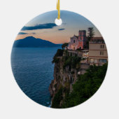 Ornement de Noël de côte d'Amalfi (Dos)