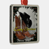 Ornement de Noël de cowboy (Droite)