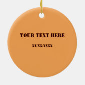 Ornement de Noël de cowboy de l'Ouest (Dos)