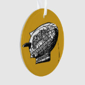 Ornement de Noël de croisière de dirigeable de (devant)