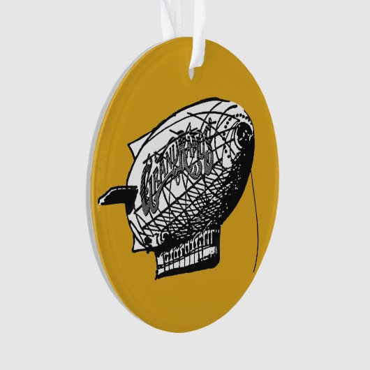 Ornement de Noël de croisière de dirigeable de (devant)