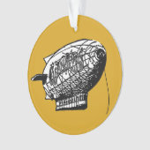 Ornement de Noël de croisière de dirigeable de (devant)