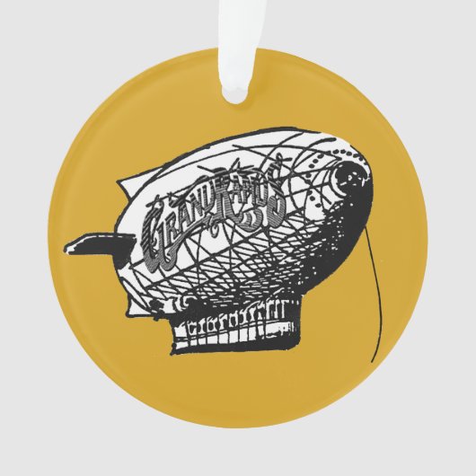 Ornement de Noël de croisière de dirigeable de (devant)