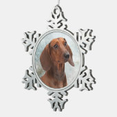 Ornement de Noël de Dachshund (Vue impression)