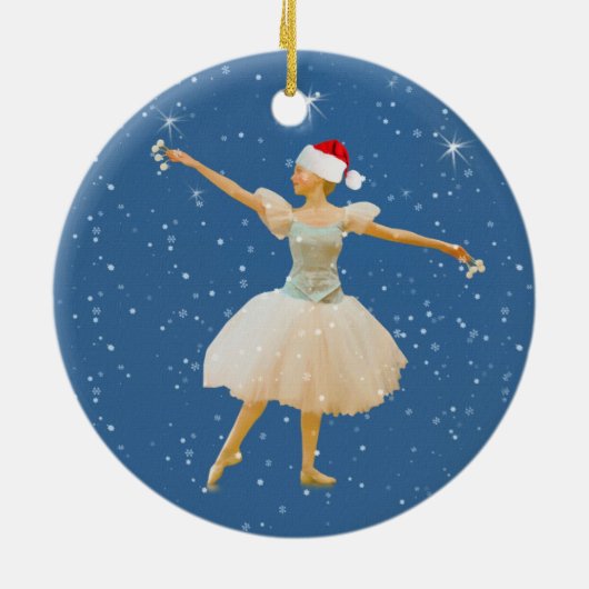 Ornement de Noël de danseur classique (Dos)