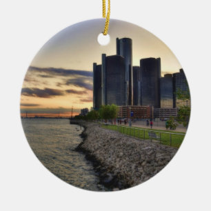Ornement de Noël de Detroit