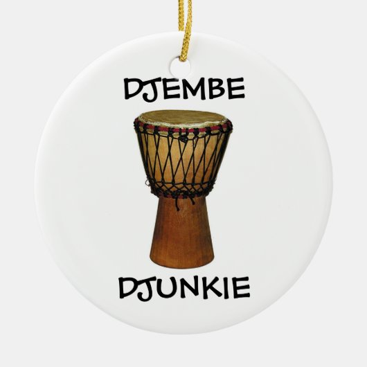 Ornement de Noël de DJEMBE #2 (Devant)