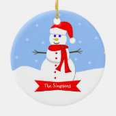 Ornement de Noël de famille (Dos)