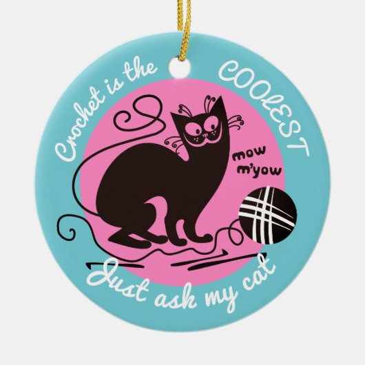 Ornement de Noël de fil de crochets de crochet de (Devant)